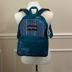 Jansport SPLASH PACK backpack - Bonsai Blue Pueblo Stripe